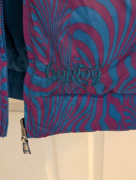 Women\'s Burton Waterproof Hooded Jacket in Purple & Teal